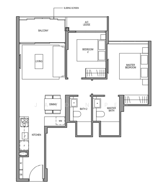 Martin Modern, 10 Martin Place, 2 Bedrooms, 764 sqft, Apartment For Rent, by Jayden Peh, 23819842 - PropertyGuru.com.sg