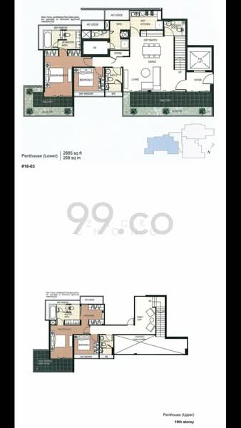 Parc Centennial, 100 Kampong Java Road, 4 Bedrooms, 2,884 sqft, Condominium For Rent, by Zack Chong, 23824600 - PropertyGuru.com.sg