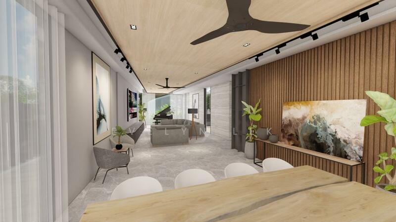 ⭐️EVELYN 94889556⭐️1KM MGS⭐️BRAND NEW DETACHED⭐️KAP MRT⭐️LIFT + LAP POOL⭐️, University Road, Sian Tuan Avenue, Watten, 6 Bedrooms, 11,560 sqft, Semi-Detached House For Sale, by Evelyn Lek 陆美智, 23825602 - Living & Dining Room. Artist Impression. - PropertyGuru.com.sg