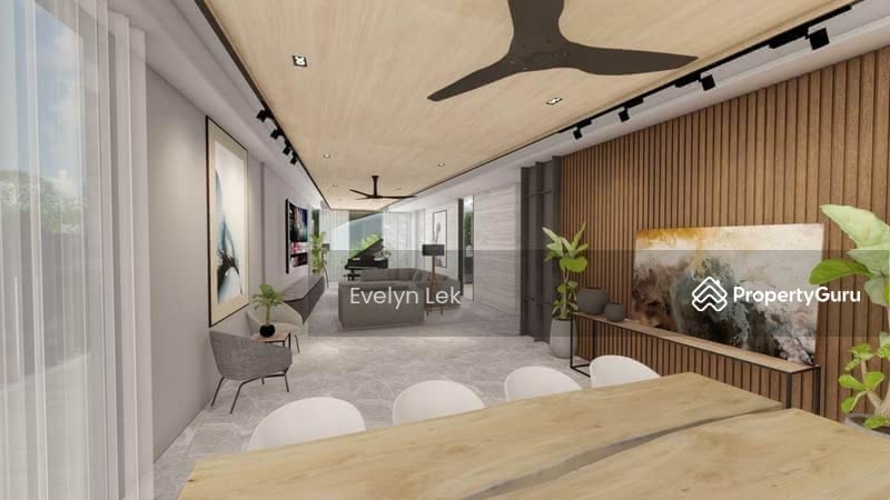 Living & Dining Room. Artist Impression.