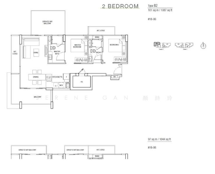 The Line@Tanjong Rhu, 6 Tanjong Rhu Road, East Coast / Marine Parade, 2 Bedrooms, 1,087 sqft, Condominium For Sale, by Serene Gan 顏詩玲, 23825681 - PropertyGuru.com.sg