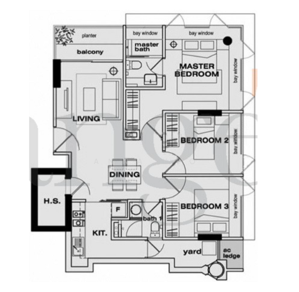 Suites @ Surrey, 6 Surrey Road, 3 Bedrooms, 926 sqft, Apartment For Rent, by Anna Yeo, 23826409 - PropertyGuru.com.sg