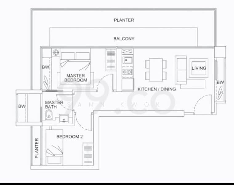 The Aristo, 23 Amber Road, 2 Bedrooms, 710 sqft, Apartment For Rent, by Hui Sann Kwok, 23828840 - PropertyGuru.com.sg