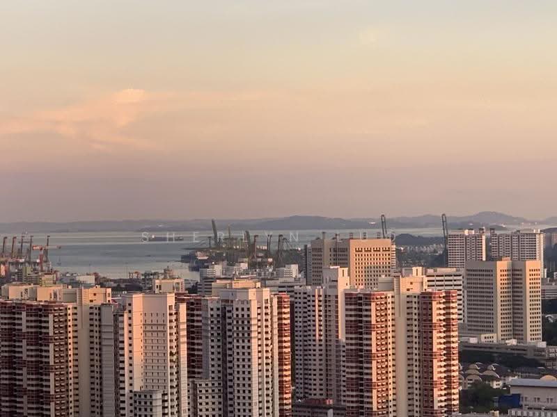 87 Dawson Road, 87 Dawson Road, Alexandra / Commonwealth, 3 Bedrooms, 894 sqft, HDB Flat For Sale, by Sherlyn Luo, 23830463 - Kepple Sea View from the roof garden - PropertyGuru.com.sg