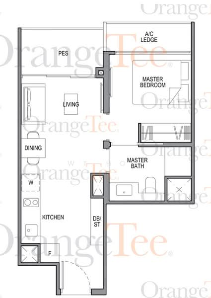 Park Colonial, 2 Woodleigh Lane, 1 Bedroom, 463 sqft, Condominium For Sale, by WT Hoe, 23845510 - PropertyGuru.com.sg