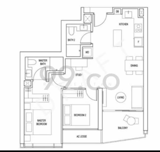 Artra, 12 Alexandra View, 2 Bedrooms, 829 sqft, Condominium For Rent, by Rachel Tan, 23851689 - PropertyGuru.com.sg