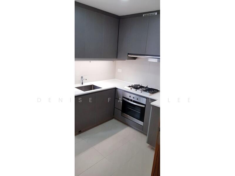 FLO Residence, 9 Punggol Field Walk, 3 Bedrooms, 1,184 sqft, Condominium For Rent, by Denise Fadil Lee, 23852948 - Well fitted enclosed kitchen with yard, WC, utility room. - PropertyGuru.com.sg