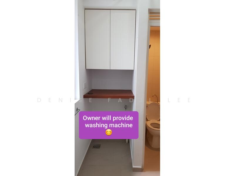 FLO Residence, 9 Punggol Field Walk, 3 Bedrooms, 1,184 sqft, Condominium For Rent, by Denise Fadil Lee, 23852948 - Yard, WC, Utility room - PropertyGuru.com.sg