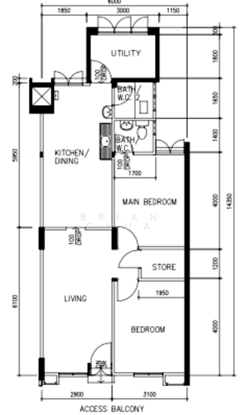 343 Ang Mo Kio Avenue 3, 343 Ang Mo Kio Avenue 3, Room Rental, 130 sqft, HDB Flat For Rent, by Brian Chua, 23852990 - PropertyGuru.com.sg