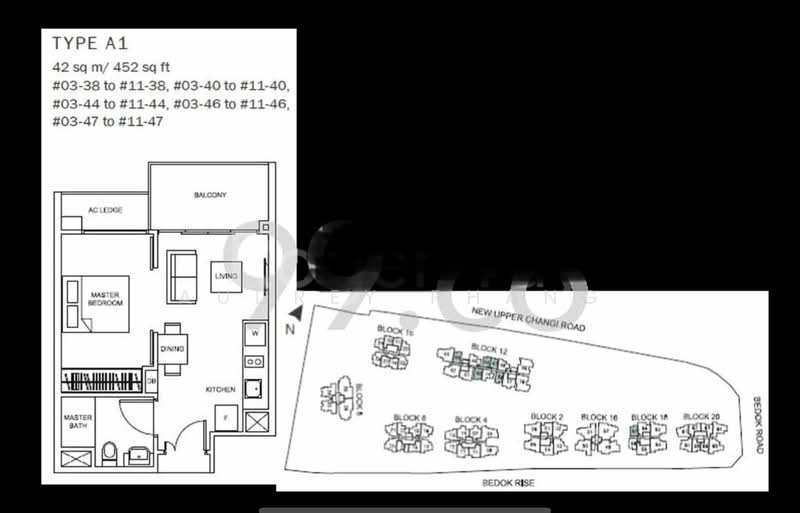 The Glades, 20 Bedok Rise, 1 Bedroom, 456 sqft, Condominium For Rent, by Audrey Phang, 23853241 - PropertyGuru.com.sg