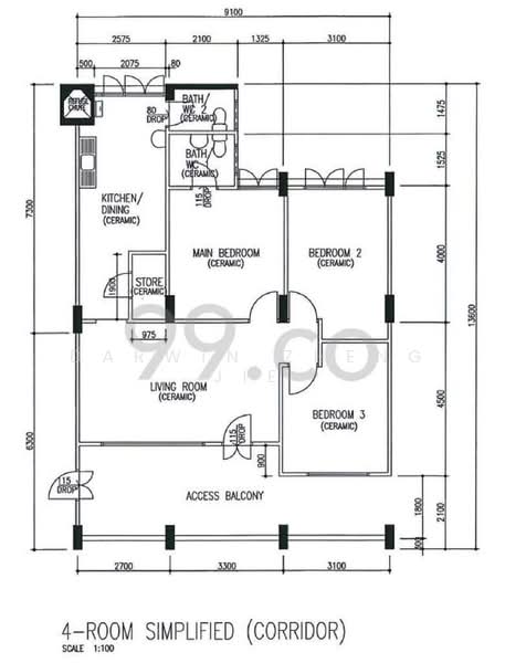 120 Mcnair Road, 120 Mcnair Road, 3 Bedrooms, 904 sqft, HDB Flat For Rent, by Darwin Zheng Jie, 23855294 - PropertyGuru.com.sg
