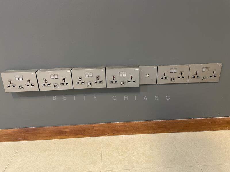 Many switches with charging points