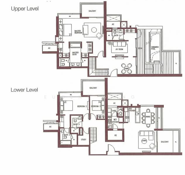 Concourse Skyline, 298 Beach Road, 5 Bedrooms, 3,300 sqft, Condominium For Rent, by Eugene Wong, 23880295 - PropertyGuru.com.sg