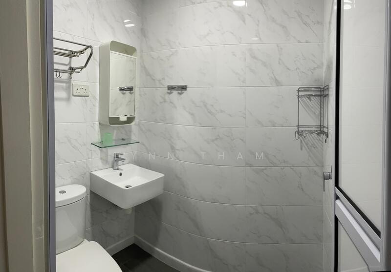 Separated private bathroom outside bedroom for own use