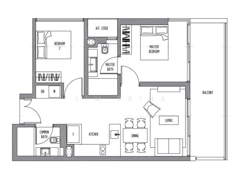 Sennett Residence, 31 Pheng Geck Avenue, Macpherson / Potong Pasir, 2 Bedrooms, 861 sqft, Condominium For Rent, by Lim Brina, 23882475 - PropertyGuru.com.sg