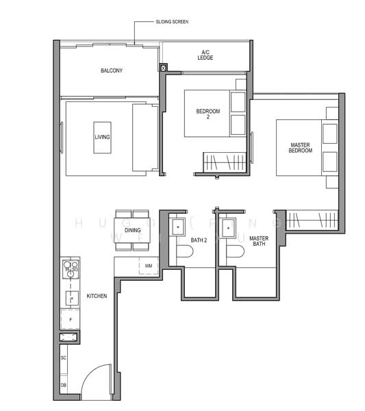 Martin Modern, 8 Martin Place, 2 Bedrooms, 764 sqft, Condominium For Rent, by Hugo (Ping Wei) Xu, 23892458 - PropertyGuru.com.sg