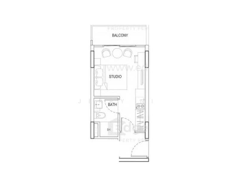 Urban Vista, 6 Tanah Merah Kechil Link, Studio, 300 sqft, Condominium For Rent, by Jerry Ni, 23895153 - PropertyGuru.com.sg