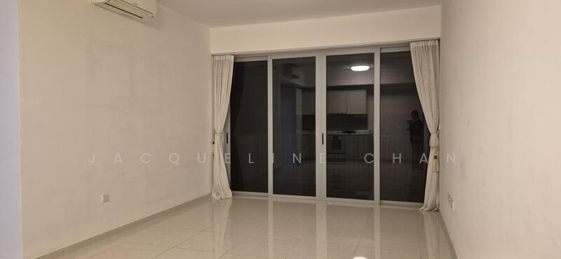 Pitch black facing at night.