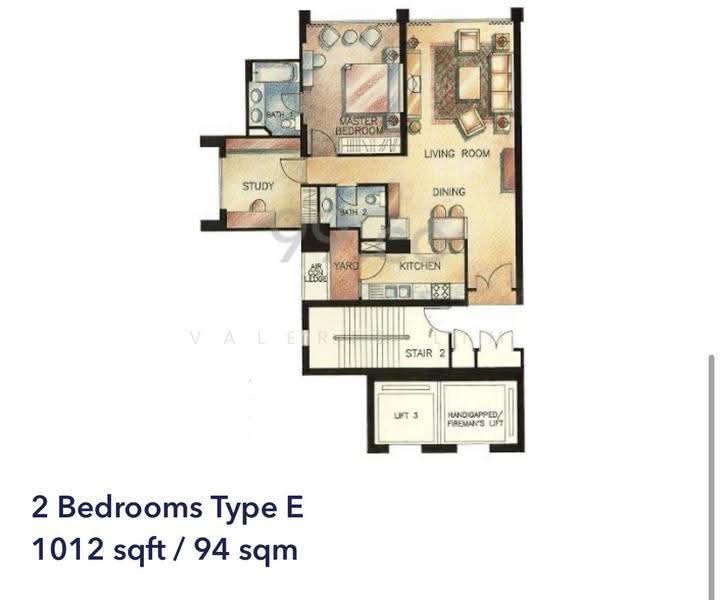 Richmond Park, 3 Bideford Road, Orchard / River Valley, 2 Bedrooms, 1,012 sqft, Condominium For Rent, by Valerie Lim, 23902357 - PropertyGuru.com.sg