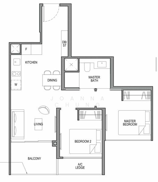 Park Colonial, 2 Woodleigh Lane, 2 Bedrooms, 635 sqft, Condominium For Rent, by Joanna Chung, 23908148 - PropertyGuru.com.sg