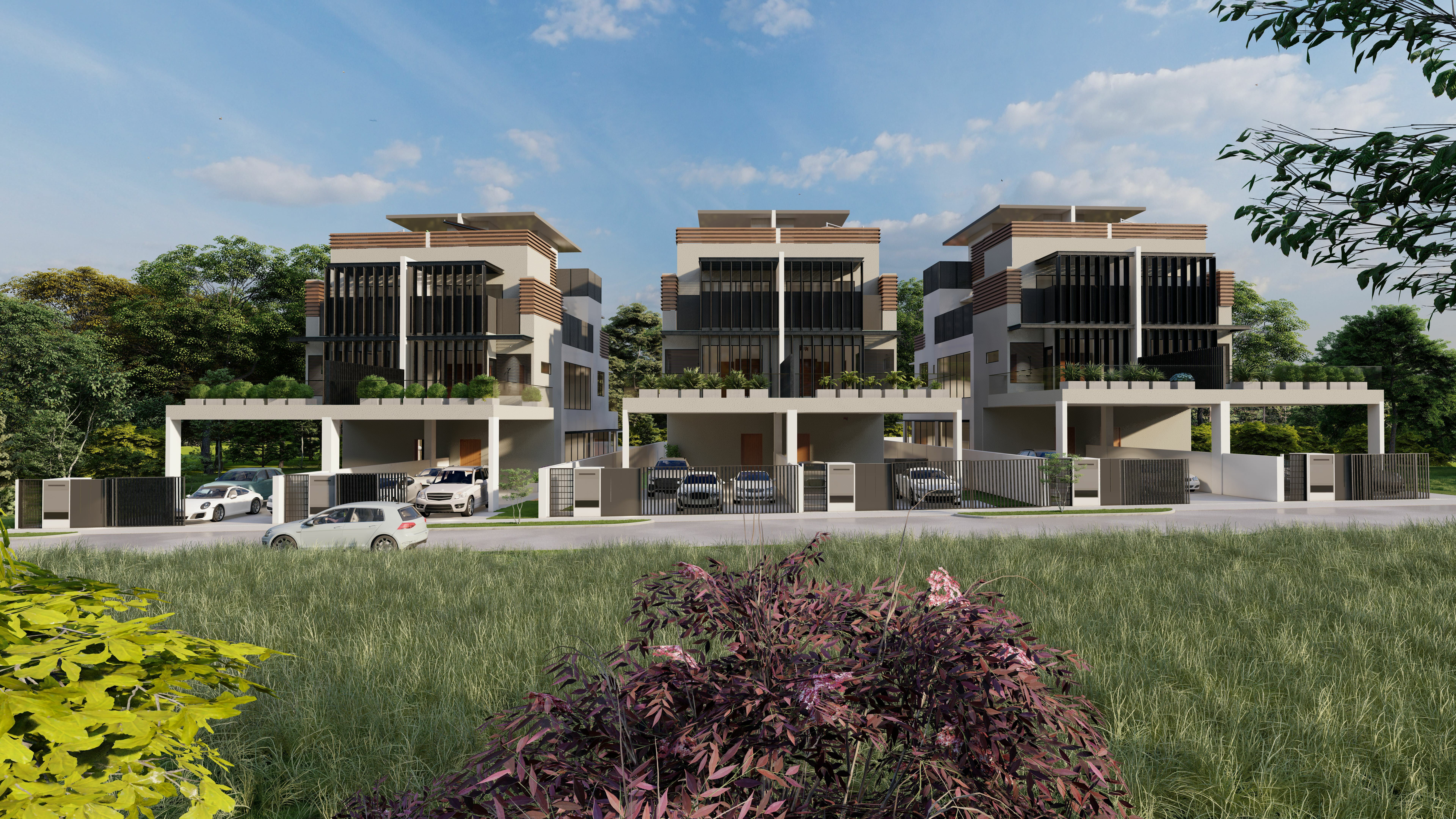 For Sale - Brand New Semi-D Huge Land 3500sf! ❤️ Wide Frontage Modern with Lift & Pool