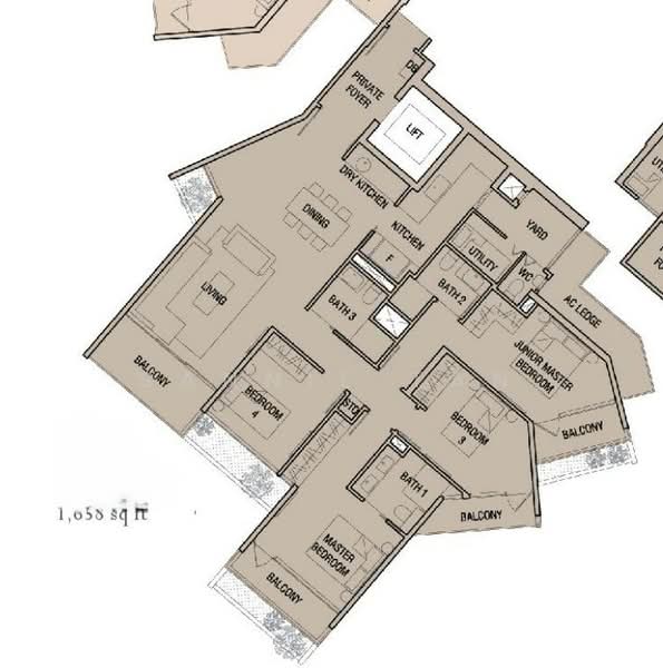 The Crest, 101 Prince Charles Crescent, 4 Bedrooms, 1,658 sqft, Condominium For Sale, by Sannie Tan, 23911232 - PropertyGuru.com.sg