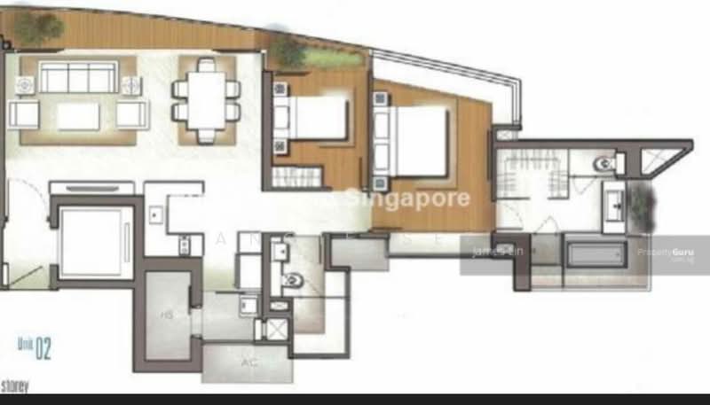 The Arc at Draycott, 5 Draycott Drive, Tanglin / Holland / Bukit Timah, 2 Bedrooms, 1,130 sqft, Apartment For Rent, by Angie See, 23913530 - PropertyGuru.com.sg