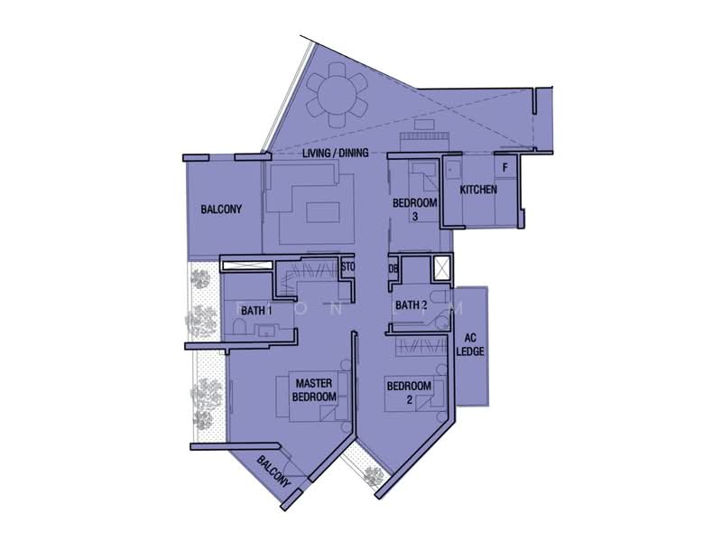 The Crest, 101 Prince Charles Crescent, Alexandra / Commonwealth, 3 Bedrooms, 1,270 sqft, Condominium For Sale, by Fion Lim, 23915923 - PropertyGuru.com.sg
