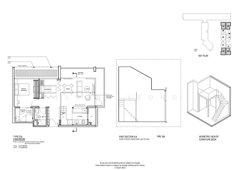 UpRobertson Quay, 92 Robertson Quay, 1 Bedroom, 980 sqft, Condominium