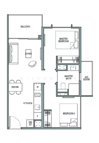Park Colonial, 2 Woodleigh Lane, 2 Bedrooms, 635 sqft, Condominium For Rent, by Wilson Tan, 23926054 - PropertyGuru.com.sg