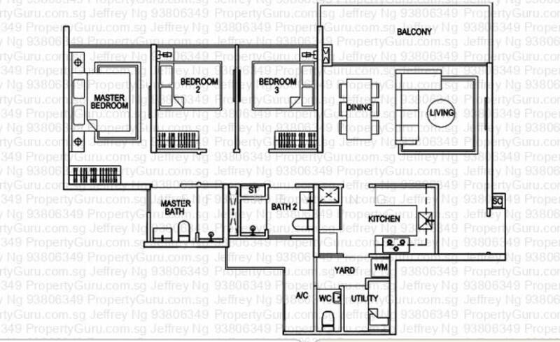 For Rent SkyPark Residences