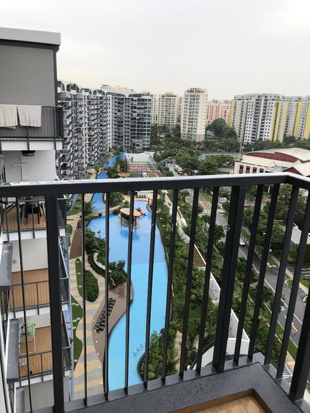 Balcony with unblocked view
