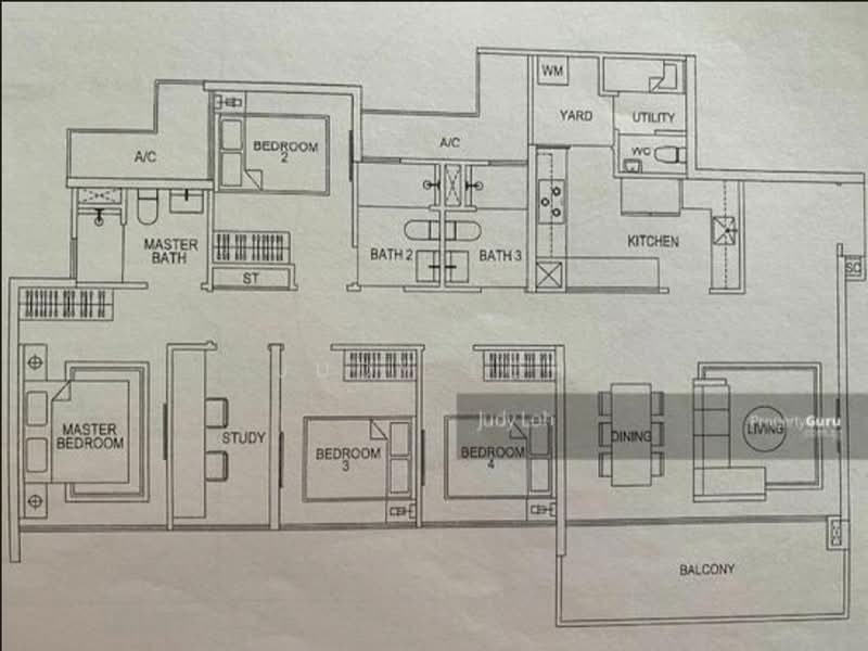 SkyPark Residences, Sembawang Drive, 4 Bedrooms, 1,528 sqft, Executive Condominium For Sale, by Judy Loh, 23951495 - PropertyGuru.com.sg