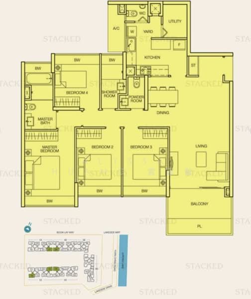 Caspian, 50 Lakeside Drive, Boon Lay / Jurong / Tuas, Room Rental, 200 sqft, Condominium For Rent, by Alyssa Huang 黄家敏, 23952546 - PropertyGuru.com.sg