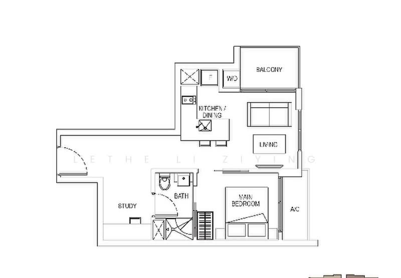 Neem Tree, 30 Jalan Kemaman, 1 Bedroom, 506 sqft, Apartment For Rent, by Lethe Li Ziying, 23958655 - PropertyGuru.com.sg