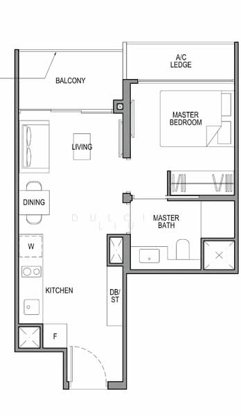 Park Colonial, 2 Woodleigh Lane, 1 Bedroom, 463 sqft, Condominium For Rent, by Dulcie Liu, 23959105 - PropertyGuru.com.sg
