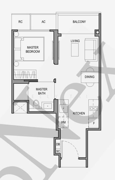 Parc Botannia, 10 Fernvale Street, 1 Bedroom, 431 sqft, Condominium For Rent, by Kelly Tai, 23959821 - PropertyGuru.com.sg