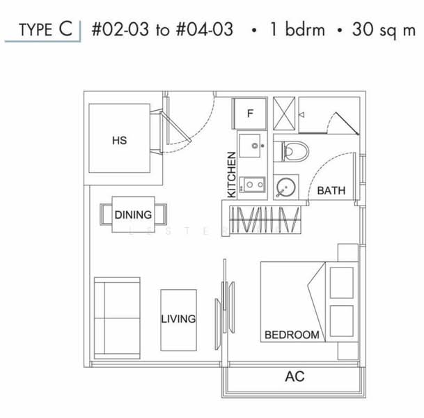 Loft@Holland, 151 Holland Road, 1 Bedroom, 322 sqft, Condominium For Rent, by Lester Er, 23961529 - PropertyGuru.com.sg