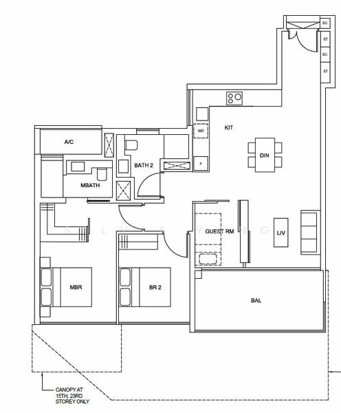 Cairnhill Nine, 9 Cairnhill Road, 2 Bedrooms, 1,044 sqft, Condominium For Rent, by Silvia Yang, 23962049 - PropertyGuru.com.sg