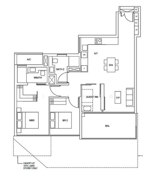 Cairnhill Nine, 9 Cairnhill Road, 2 Bedrooms, 1,044 sqft, Condominium For Rent, by Silvia Yang, 23964229 - PropertyGuru.com.sg
