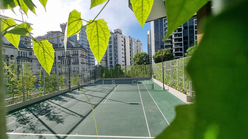 Full condo facilities including tennis court