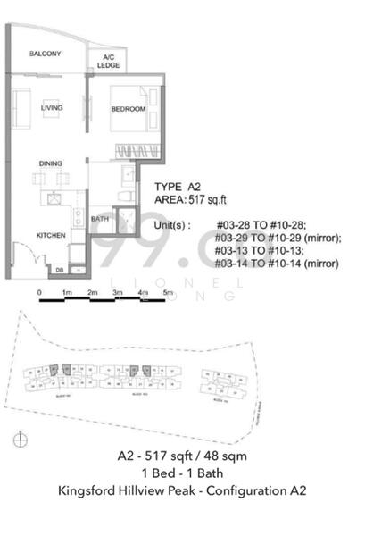 Kingsford Hillview Peak, 101 Hillview Rise, Dairy Farm / Bukit Panjang / Choa Chu Kang, 1 Bedroom, 517 sqft, Condominium For Rent, by Lionel Leong, 23978911 - PropertyGuru.com.sg