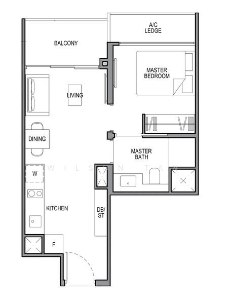 Park Colonial, 2 Woodleigh Lane, 1 Bedroom, 463 sqft, Condominium For Rent, by Wilson Tan, 23980169 - PropertyGuru.com.sg