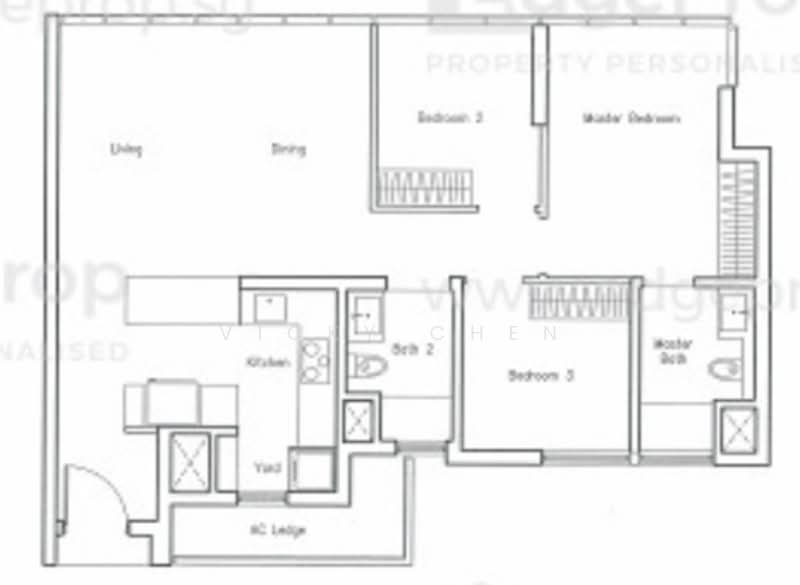Lakeville, 1 Jurong Lake Link, 3 Bedrooms, 990 sqft, Condominium For Rent, by Vicky Chen, 23981258 - PropertyGuru.com.sg