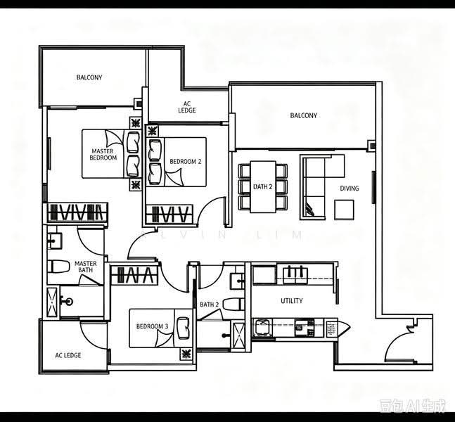 Sant Ritz, 1 Pheng Geck Avenue, Macpherson / Potong Pasir, 3 Bedrooms, 1,055 sqft, Condominium For Sale, by Alvin Lim, 23993752 - PropertyGuru.com.sg