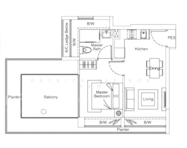 The Verve, 23 Jalan Rajah Road, 1 Bedroom, 603 sqft, Condominium For Rent, by Patrick See Kok Yew, 24000336 - PropertyGuru.com.sg