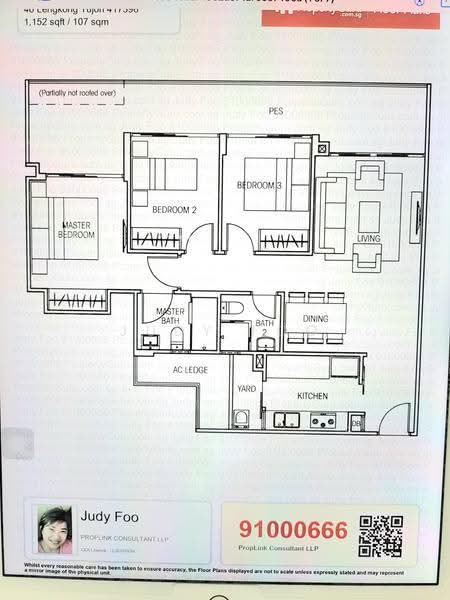 Vacanza @ East, 46 Lengkong Tujoh, Eunos / Geylang / Paya Lebar, 3 Bedrooms, 1,152 sqft, Condominium For Rent, by Judy Foo, 24004401 - PropertyGuru.com.sg