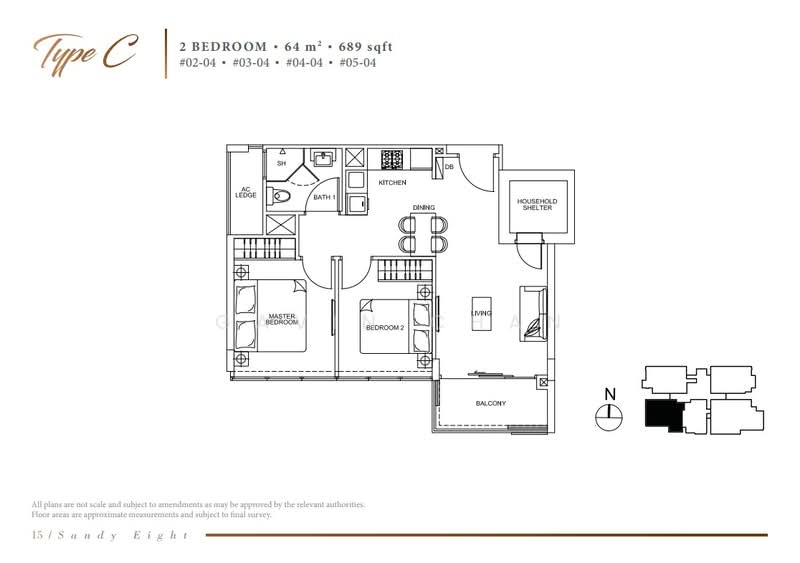 Sandy Eight, 8 Sandy Ln, 2 Bedrooms, 689 sqft, Apartment For Rent, by Gavin Chan, 24005021 - PropertyGuru.com.sg