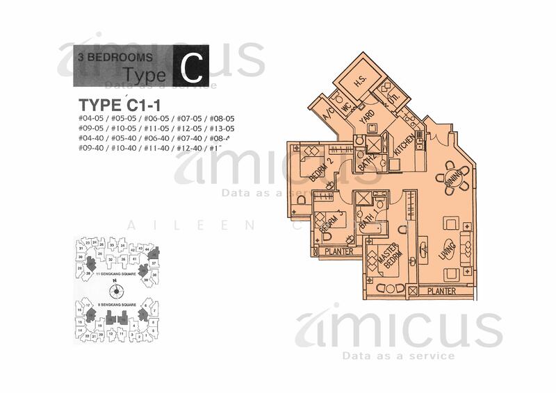 Compass Heights, 9 Sengkang Square, Room Rental, 160 sqft, Condominium For Rent, by Aileen Chong, 24005203 - PropertyGuru.com.sg