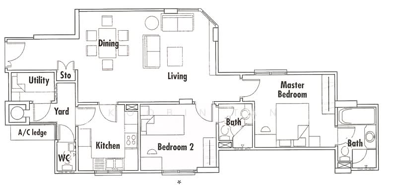 Springdale Condo, 47 Hindhede Walk, 2 Bedrooms, 926 sqft, Condominium For Rent, by Koobin Tan, 24010580 - PropertyGuru.com.sg